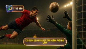 Kèo cược đội ghi bàn từ tình huống phối hợp cánh
