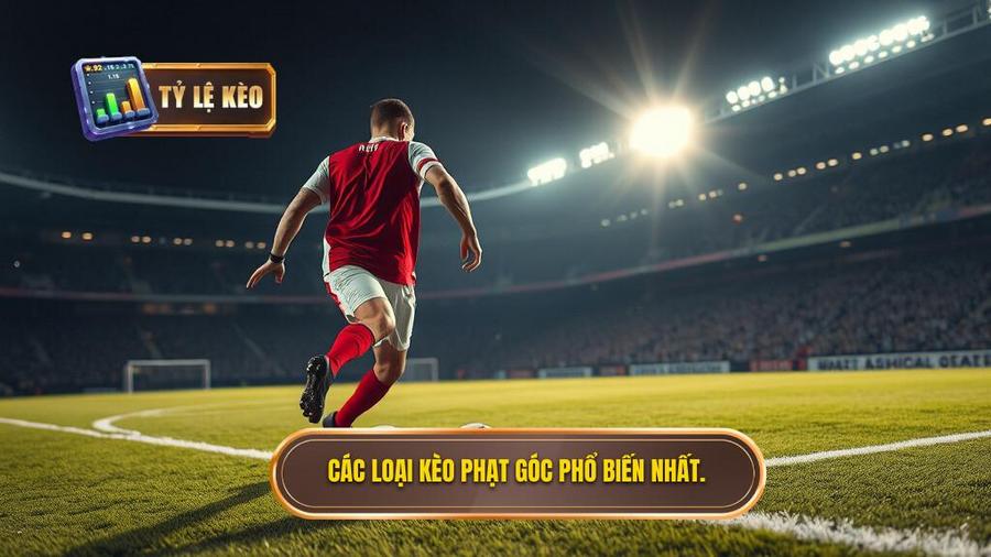 Các loại kèo phạt góc phổ biến nhất