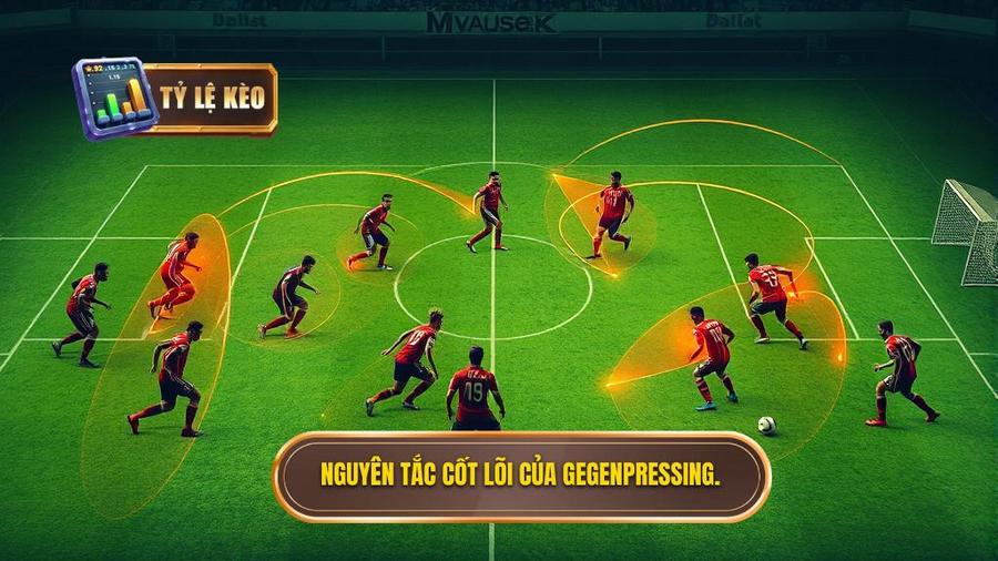 Chiến thuật Gegenpressing: Đỉnh cao của nghệ thuật phản công tổng lực 2 2. Nguyên tắc cốt lõi của Gegenpressing.